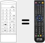 Ersatzfernbedienung f&uuml;r 5574 49 50