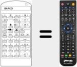 Replacement remote control for 59.75391