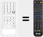 Replacement remote control for 6501 5214