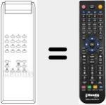 Replacement remote control for 701308091