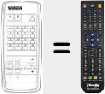 Replacement remote control for 8668812231