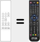 Replacement remote control for 93096 B