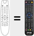 Replacement remote control for BK 55-S