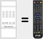 Ersatzfernbedienung für REMOTE CONTROL UNIT 12P