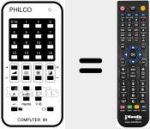 Replacement remote control for COMPUTER 99