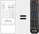 Replacement remote control for CTV 1444 RC