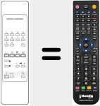 Replacement remote control for DTV3