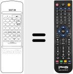Replacement remote control for EGT 28