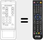 Replacement remote control for MIAMI 2
