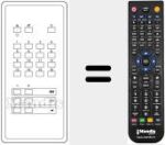 Replacement remote control for IR 16