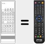 Replacement remote control for IR 1791