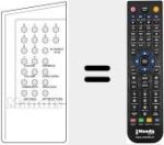 Ersatzfernbedienung f&uuml;r IR 20 / 40