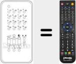 Ersatzfernbedienung f&uuml;r IR 320