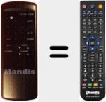 Replacement remote control for IR 70