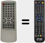 Replacement remote control for RM-08E