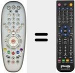 Ersatzfernbedienung f&uuml;r PILOTIME CANAL SATEL