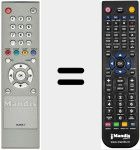 Replacement remote control for R25E1