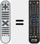 Replacement remote control for SF 128