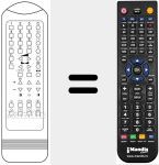 Ersatzfernbedienung f&uuml;r RC 1255