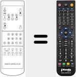 Replacement remote control for RC 207