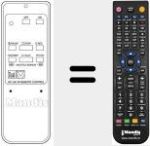 Replacement remote control for RC 240