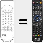 Replacement remote control for RC 544
