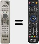 Replacement remote control for RCS 615 TCL M1