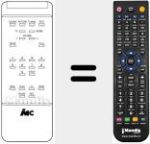 Replacement remote control for RHT 03