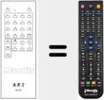 Replacement remote control for RM-383