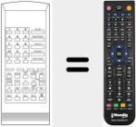 Replacement remote control for RR 5988