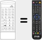 Replacement remote control for S 01