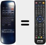 Replacement remote control for SB-2001