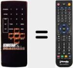 Replacement remote control for SR 5700