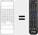 Replacement remote control for T819