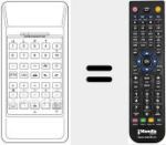 Replacement remote control for TC 560