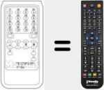 Ersatzfernbedienung f&uuml;r TELEDRIVER T 709