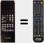 Replacement remote control for TLC 90
