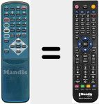 Ersatzfernbedienung für TLM 02