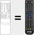 Ersatzfernbedienung für TVC OSD