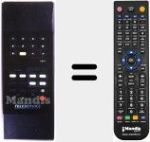 Replacement remote control for ZENITH