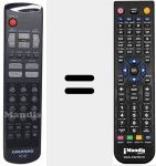 Replacement remote control for RC20 (759510457700)