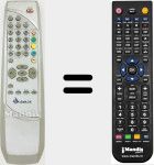 Replacement remote control for DAI001