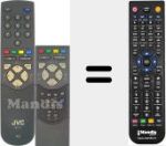 Replacement remote control for RM-C71