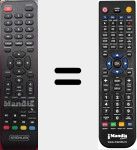 Ersatzfernbedienung für TKS65SM01