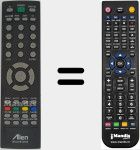 Replacement remote control for MKJ37815705