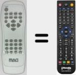 Replacement remote control for Mag001