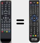 Ersatzfernbedienung für RC53ATVDVD