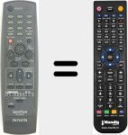 Ersatzfernbedienung f&uuml;r RC-8VR09