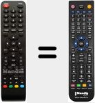 Replacement remote control for SLE 1958