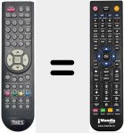 Ersatzfernbedienung f&uuml;r REMCON1170